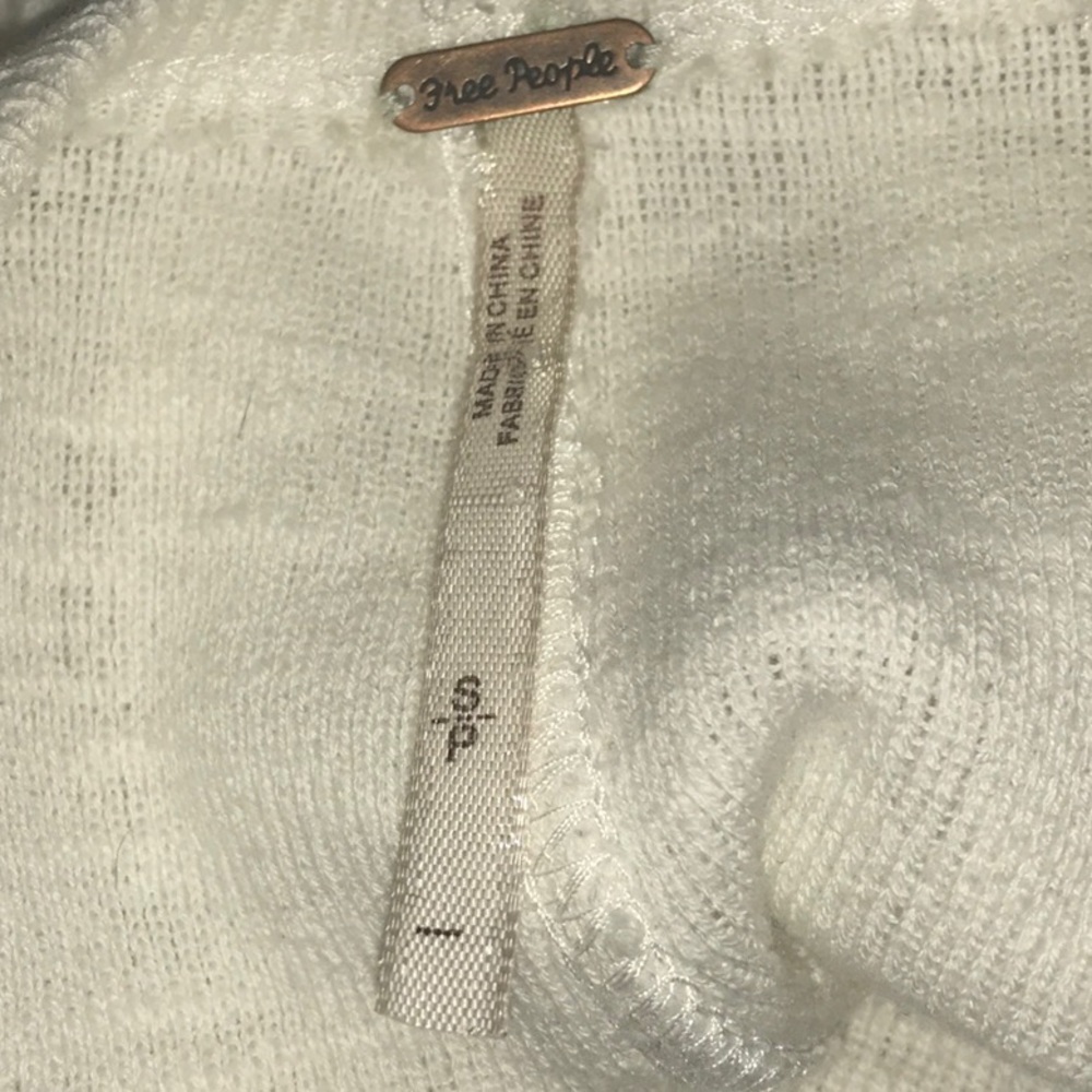 Free People 💯 Cotton Long Sleeve Top - Picture 7 of 8